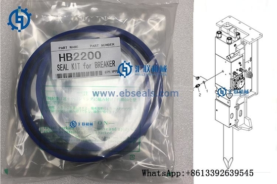 Kit hydraulique HB2200 bon Insulativity électrique de joint de briseur de rendement élevé