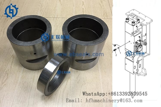 Bagues hydrauliques de cylindre hydraulique de pièces de rechange de briseur de Krupp HM720