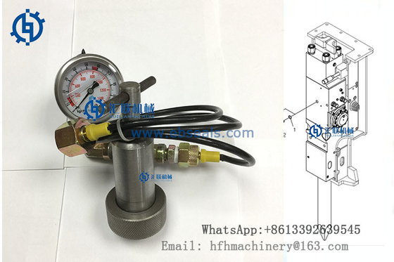 Kit de Toyo Hydraulic Breaker Nitrogen Charge, kit de remplissage de N2 de marteau de THBB