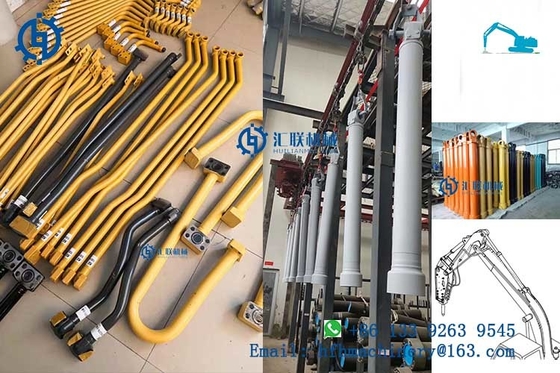 Pièces de rechange de terrassement lourdes de machines de tuyau de haute résistance de cylindre hydraulique
