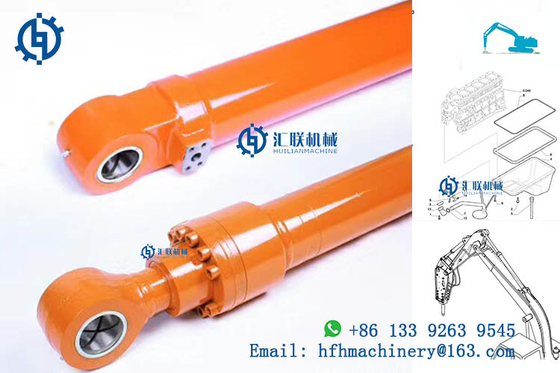 Excavatrice Hydraulic Cylinder, long Zaxis de Hitachi de Ram Hydraulic Cylinder EX200 EX300