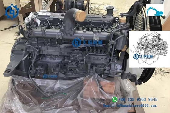 Pièces de moteur diesel d'Isuzu Motor 6BG1TRP-03 pour l'excavatrice ZX200-5G Sumitomo SH200 de Hitachi