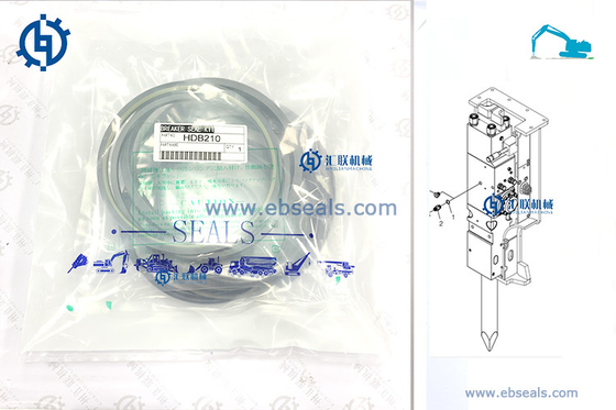 Phoque hydraulique Kit Hyundai Excavator Attachment du briseur HDB210
